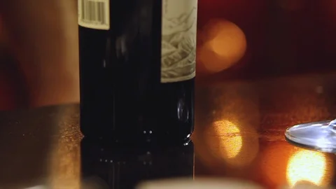 Man;s hand pours wine Stock Footage 102187028