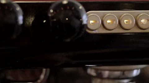Mans hand pushing switch on coffee machine. Close-Up Vídeos de archivo 49620325