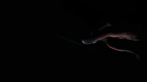 Man's hand working on digital tablet at office desk, using self created chart Stock Footage 134068751