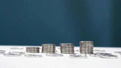 Man's hands counting money, close up. Concept of financial wealth, saving m.. Stock Footage 272390867
