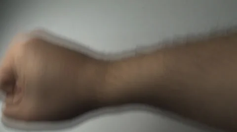 Man's Hands Making The Time Gesture, Hands, Signs, Meaning Point Of View Stock Footage 37331944