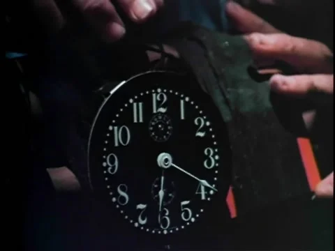 Man's hands shaking while diffusing time bomb Video stock 260255359