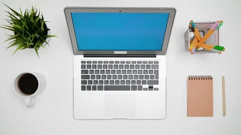 A Man's Hands Typing on the Laptop Stock Footage 83658004