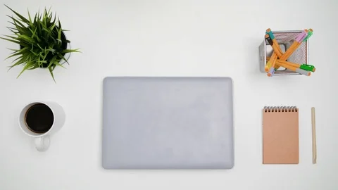 A Man's Hands Typing on the Laptop Stock Footage 83658343