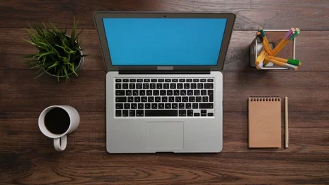 A Man's Hands Typing on the Laptop Stock Footage 83697856