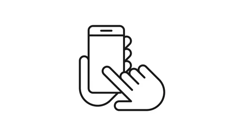 Man's Hands Using Touch Screen On Multimedia Smartphone Stock Footage 142648169