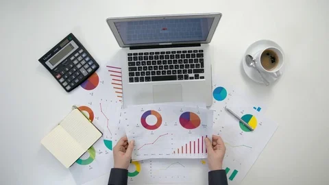Man's Hands Working on the Laptop Stock Footage 84390867