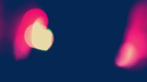 Man's head with a beard against bokeh lights. Vintage saturated colors. Stock Footage 67777071