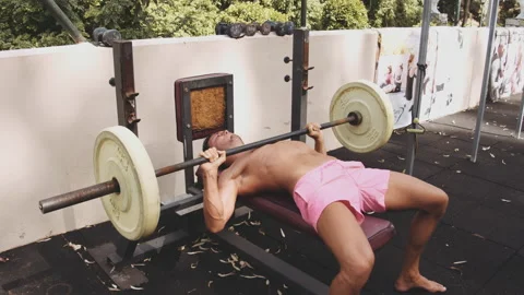 Man's Legs in Frame Doing Tire Flipping Exercises Video stock 138124551