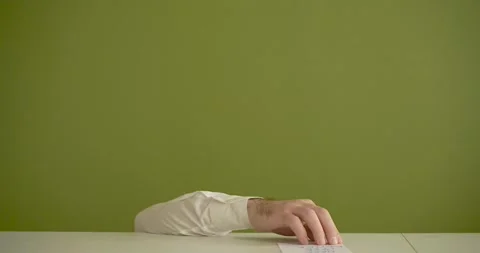 The man's mini picks up a sheet where it is written Make Your Life Better Stock Footage 267091863