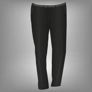 Man's pants Stock Illustration