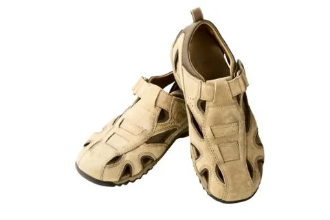 Man's sandals Stock Photos