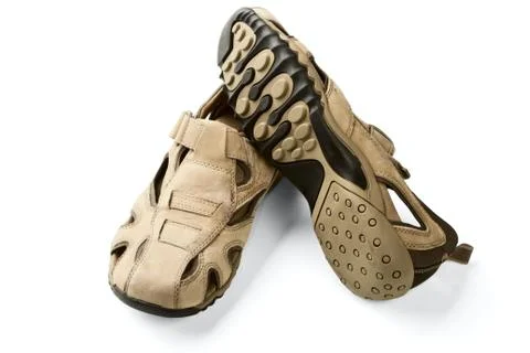 Man's sandals Stock Photos