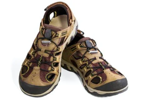 Man's sandals Stock Photos