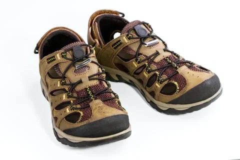 Man's sandals Stock Photos