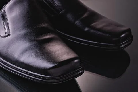 Man's shoes Stock Photos