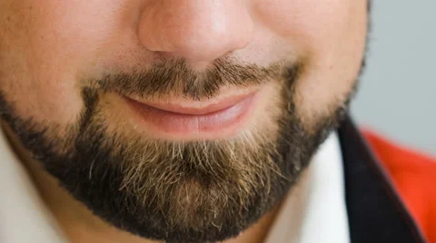 The man's smile Stock Footage 68838789
