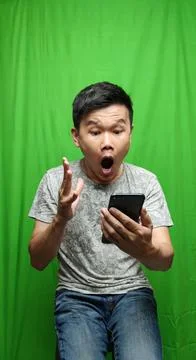 A Man's surprised Expression Capturing the Moment of Astonishment Stock Photos