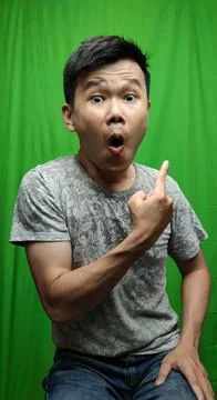 A Man's surprised Expression Capturing the Moment of Astonishment Stock Photos