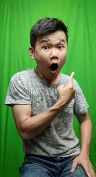 A Man's surprised Expression Capturing the Moment of Astonishment Stock Photos