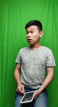 A Man's surprised Expression Capturing the Moment of Astonishment Stock Photos