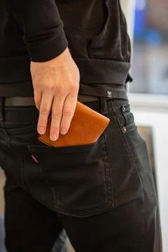 Mans wallet Stock Photos