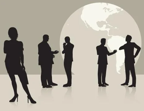 Mans World Stock Illustration