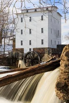 Mansfield Roller Mill Stock Photos