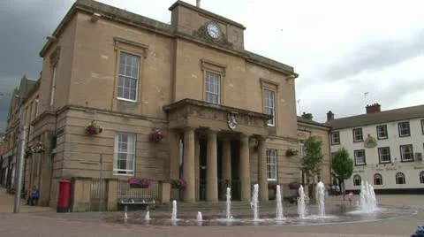 Mansfield Town Hall Stock-Footage 18694318