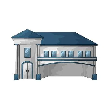 Mansion illustration 스톡 일러스트