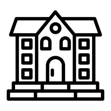 Mansion Vector Icon Design Illustration Stock Illustration