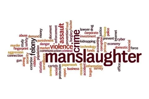 Manslaughter cloud concept Stock Illustration