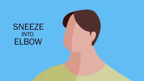 ManSneeze02 스톡 동영상 132424885