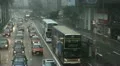 Mansoon Season, Hong Kong Island Cityscape, Rainy, Storm, Car Traffic, Commuters HD Footage