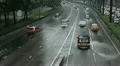 Mansoon Season, Hong Kong Island Cityscape, Rainy, Storm, Car Traffic, Commuters HD Footage