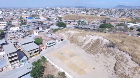 Manta - Flying over Dry Fields Stock-Footage 63612947