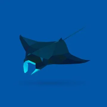 Manta Stock Illustration