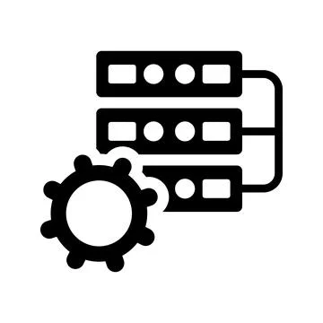 Mantenance, data management, data processing icon. Stock Illustration