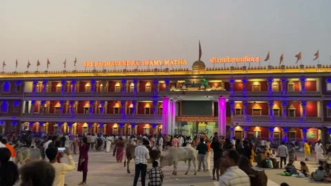 Manthralayam temple Stock Footage 301295153