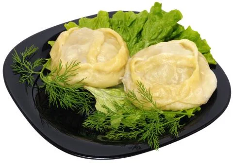 Manti (dumpling) Stock Photos
