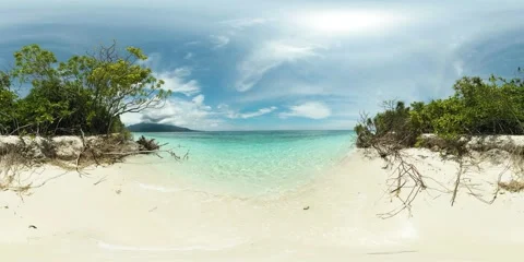 Mantigue Island in Camiguin, Philippines. Virtual Reality 360. Stock Footage 251400093