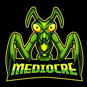 Mantis mascot logo e sport gaming concept illustration Stock Illustration