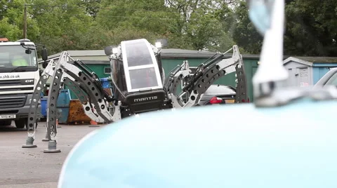 Mantis, spider robot, Micromagic Systems Stock Footage 62773386