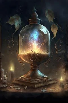 Mantle of spell resistance Stock Illustration