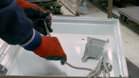 Manual assembly conveyor. Stock Footage 265098503