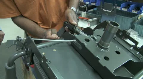 Manual Assembly Stock Footage 22782884