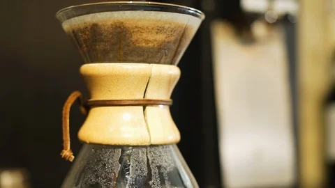Manual Brewing of Coffee Video stock 113139441