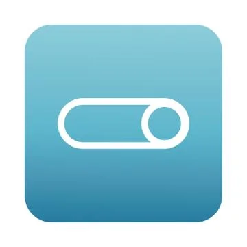 Manual button interface block gradient style icon Stock Illustration