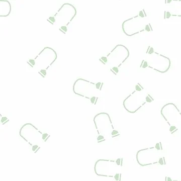Manual chain saw glyph vector seamless pattern イラスト素材