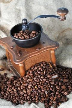 Manual coffee grinder Stock Photos